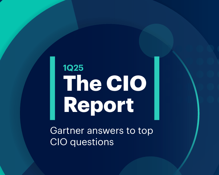 Good insight from Gartner on Top CIO Challenges